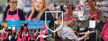 Team volunteers to support local charity